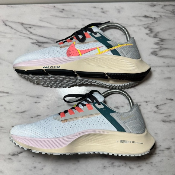 Women’s Nike Zoom Pegasus 38 Blue Tint Regal Pink Size 6.5 Athletic Shoes - Picture 7 of 11